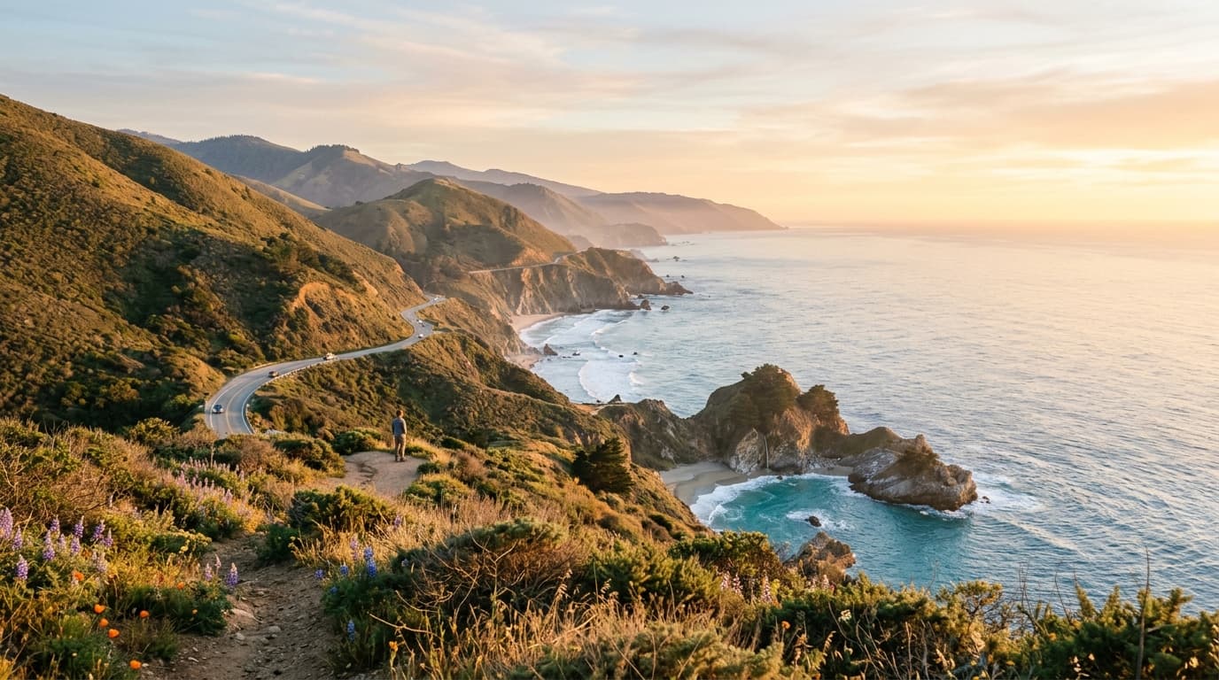 California Scenic Coastline Landscape